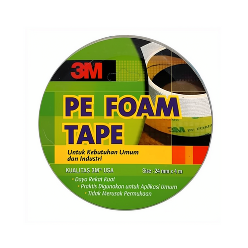 3M 1600TG PE Foam Tape 24 mm x 4 m double tape busa