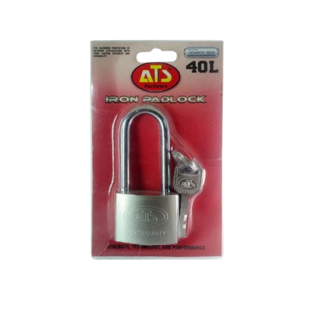 ATS Padlock Kunci Gembok 30–70 mm – Leher Pendek / Panjang