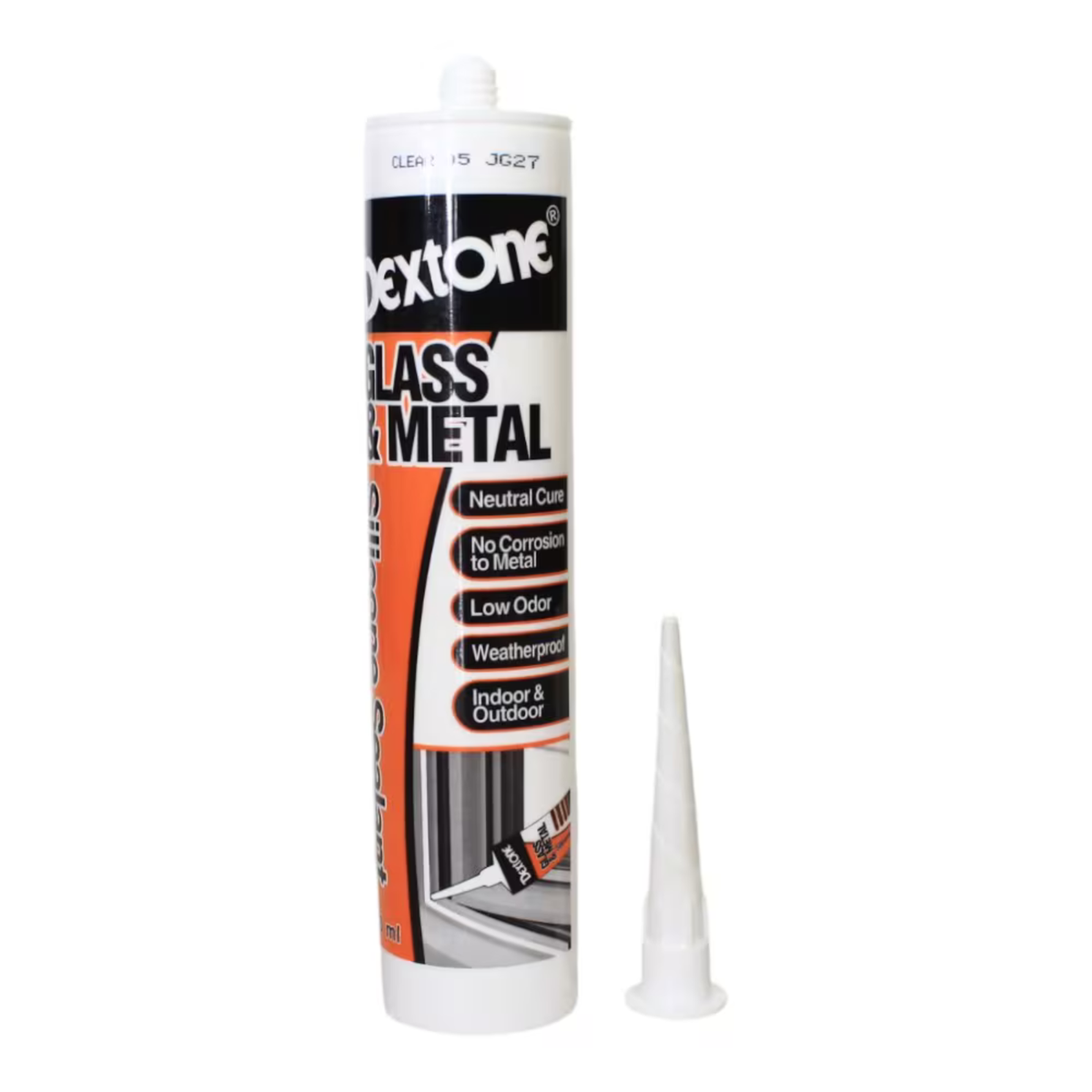 Dextone Silicone Sealant Glass & Metal 300 ml