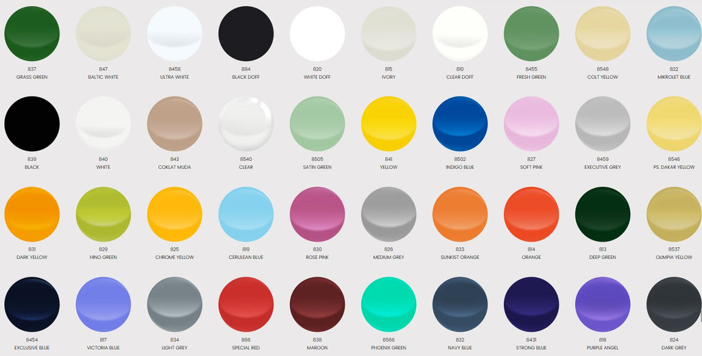 Diton cat semprot warna standar 300 cc warna 5