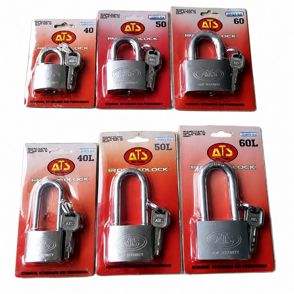 ATS Padlock kunci gembok 30 mm 40 mm 50 mm 60 mm 70mm