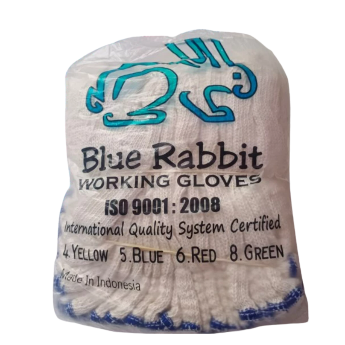 Blue Rabbit 5B Sarung Tangan Kerja Katun Biru – Working Gloves
