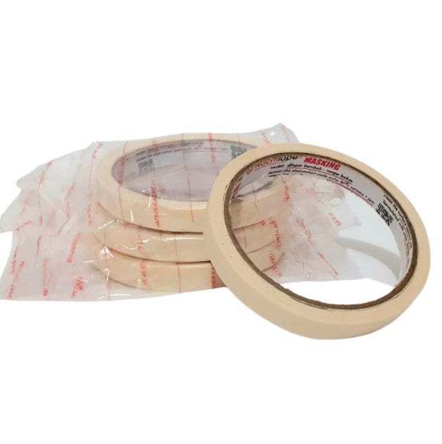 Nachi masking tape lakban kertas 12 mm 1/2 inch x 20 yard