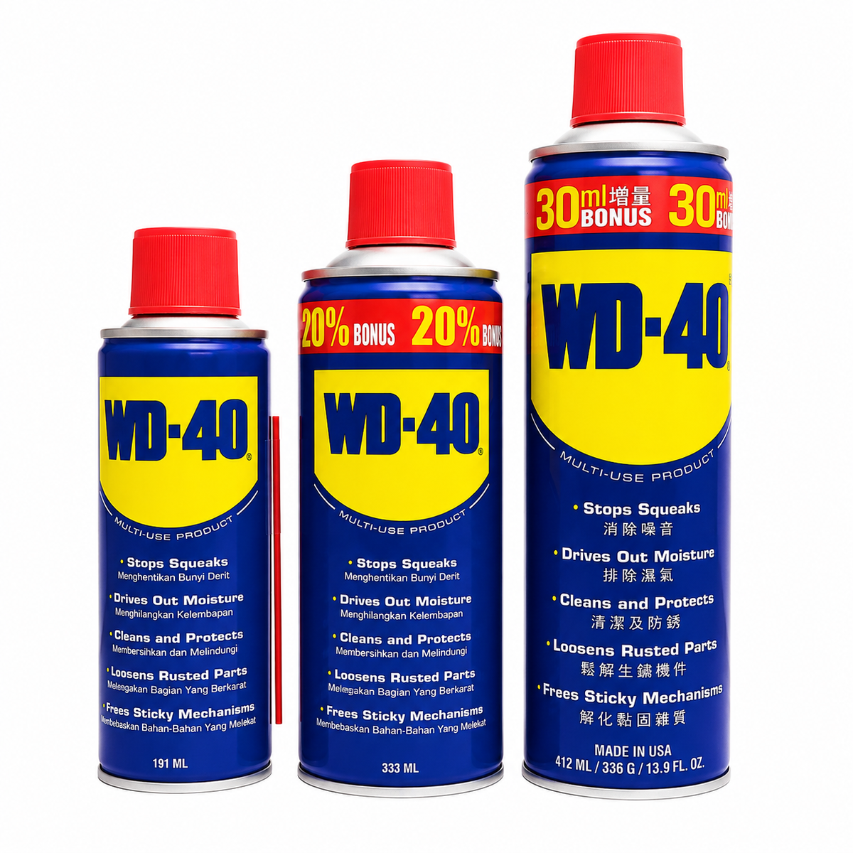 D-40 Multi-Use pelumas serbaguna anti karat